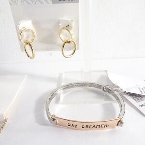 Nordstrom & American Eagle Earrings and Day Dreamer Bracelet